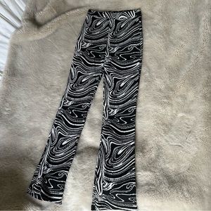 Zara Black and White Pants